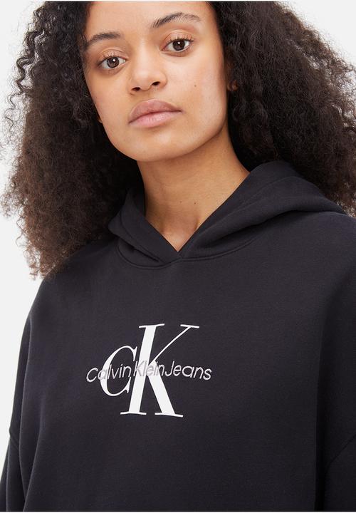 Calvin Klein - Archival monologo hoodie - ck black