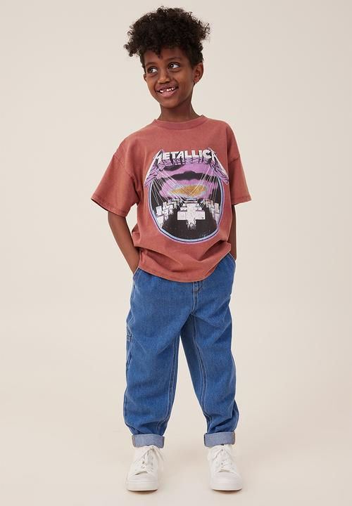 Cotton On - Balloon fit worker jean - 90 s bondi mid blue