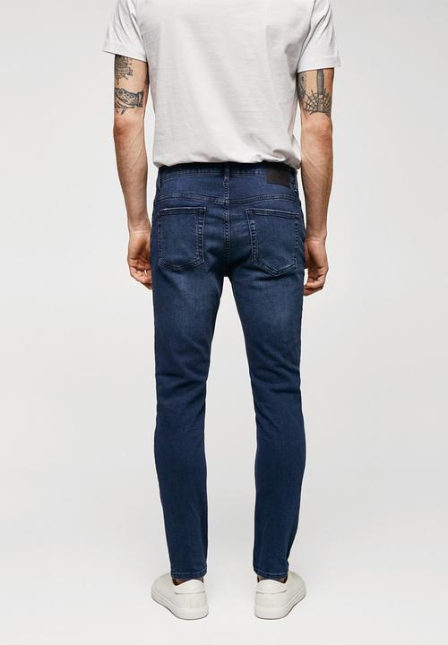 MANGO - Jeans jude - open blue