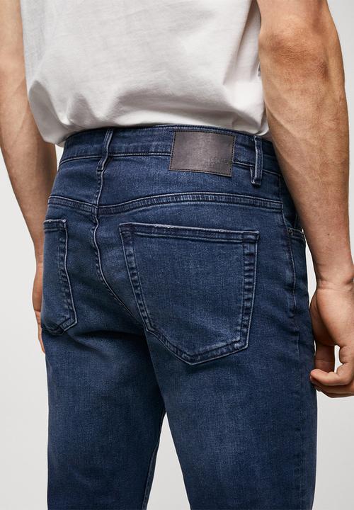 MANGO - Jeans jude - open blue