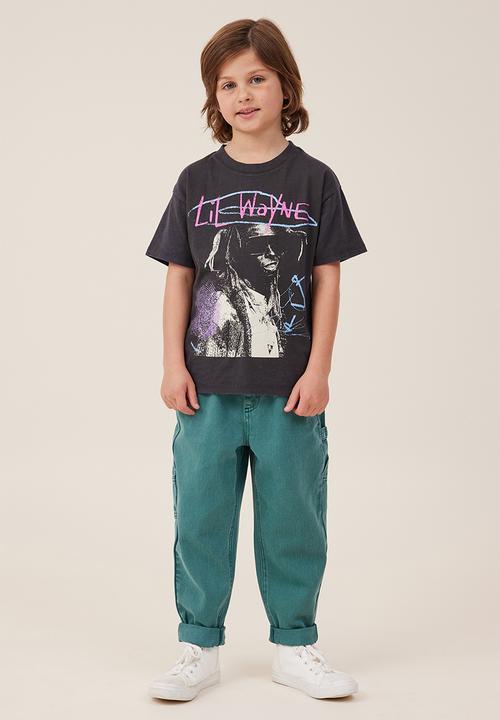 Cotton On - Balloon fit worker jean - turtle green