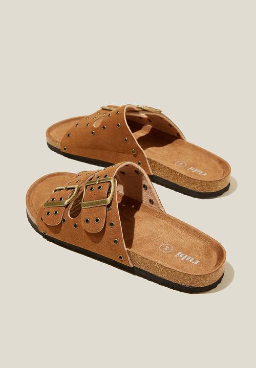 Cotton On - Rex double buckle hardware slide - sienna micro