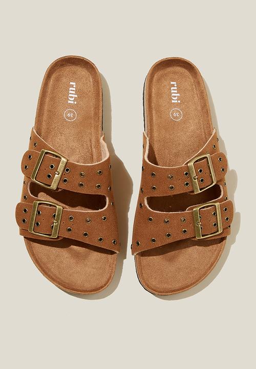 Cotton On - Rex double buckle hardware slide - sienna micro