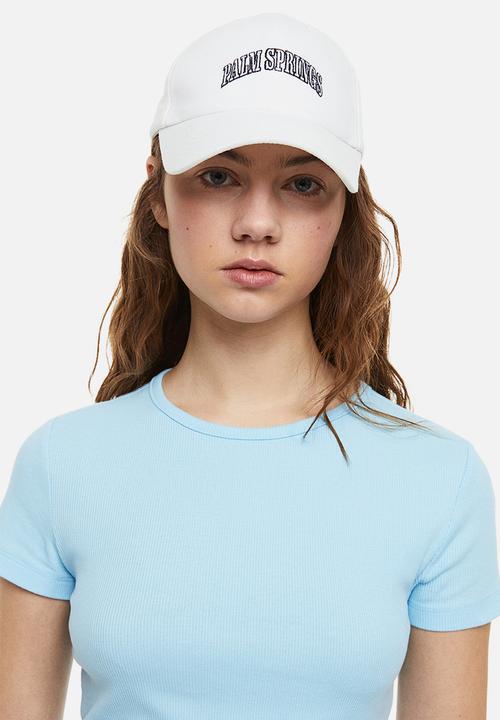 H&M - Ribbed cropped top - blue