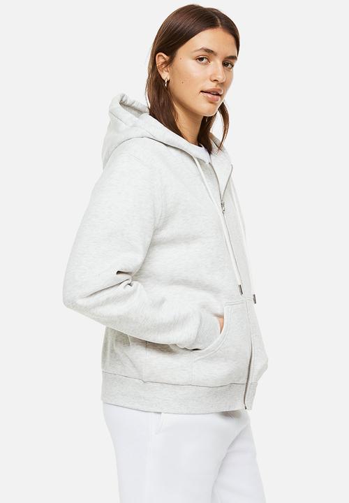 H&M - Zip-through hoodie - grey