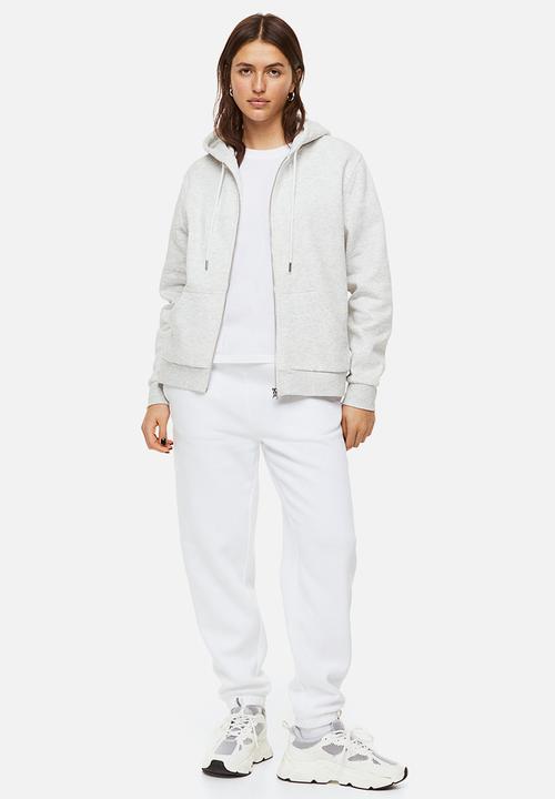 H&M - Zip-through hoodie - grey