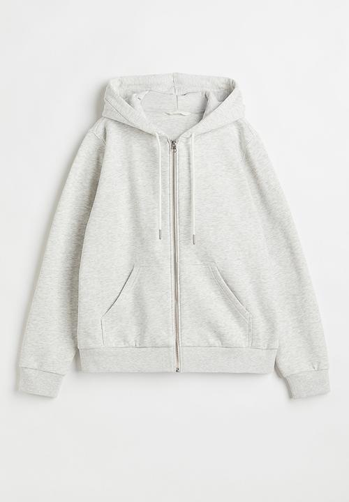 H&M - Zip-through hoodie - grey
