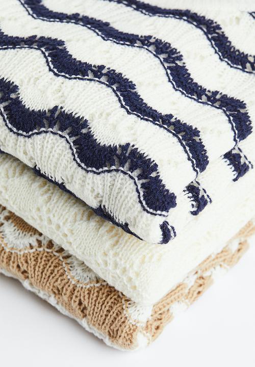 H&M - Pointelle-knit jumper - white