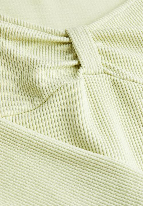 H&M - Ribbed jersey body - green