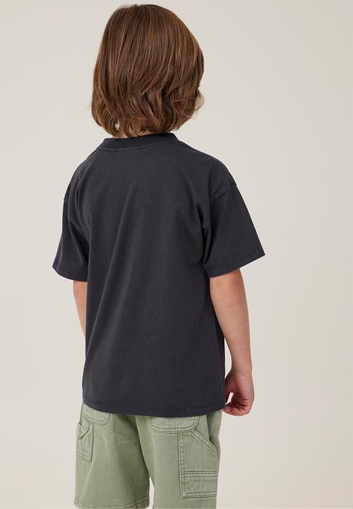 Cotton On - License drop shoulder short sleeve tee - lcn nic phantom wash/the turtles