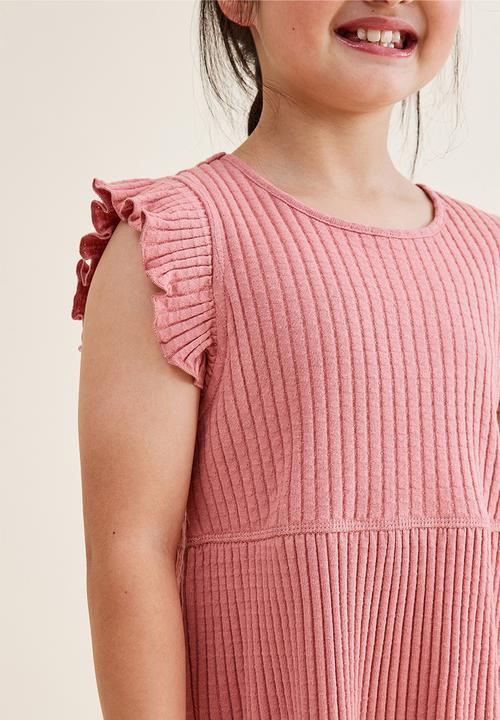 Cotton On - Ava short sleeve dress - clay pigeon