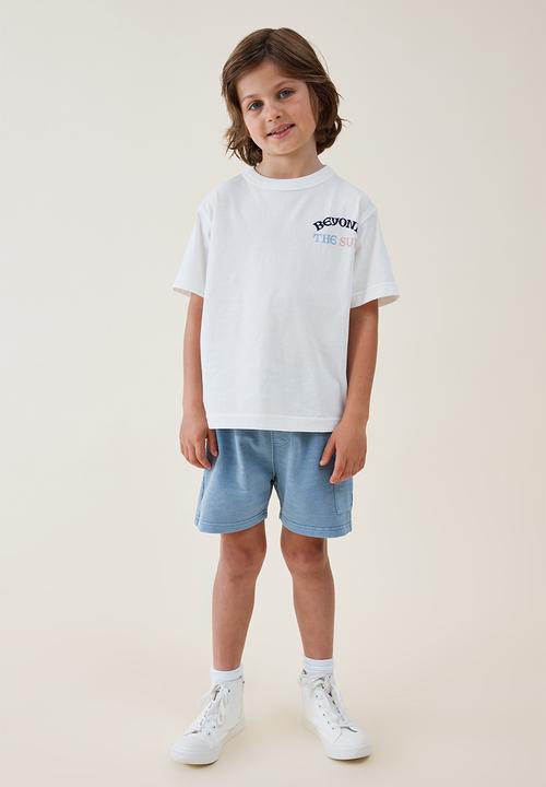 Cotton On - Jonny short sleeve print tee - vanilla/beyond the sun