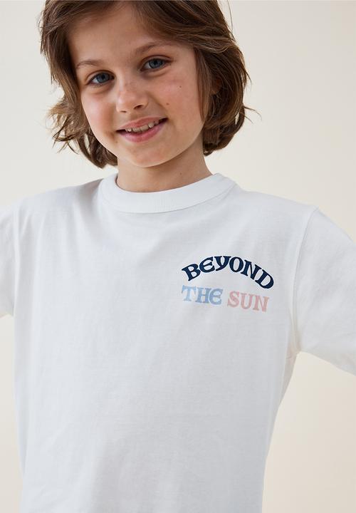 Cotton On - Jonny short sleeve print tee - vanilla/beyond the sun