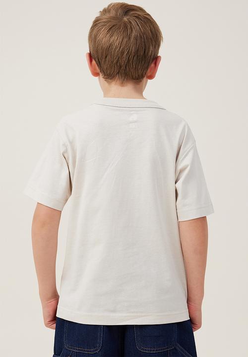 Cotton On - Jonny short sleeve print tee - rainy day/break-even eagle