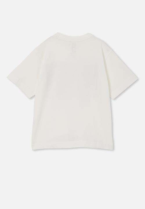 Cotton On - Jonny short sleeve print tee - vanilla/mayhem