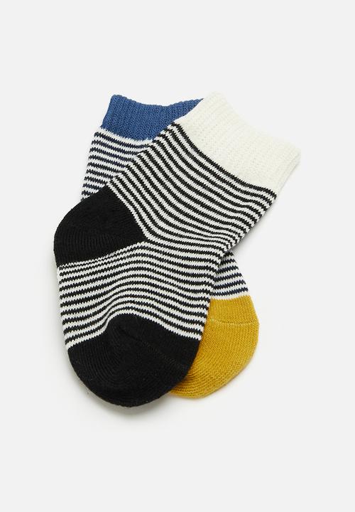 Pop Candy - 2 Pack stripe socks - multi