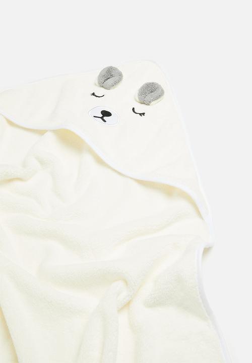 Pop Candy - Baby hooded blanket - cream
