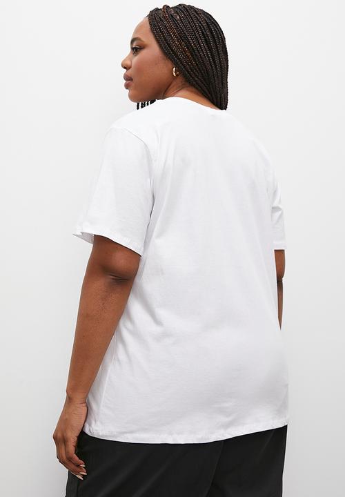 Superbalist - Choose yourself slogan tee - white