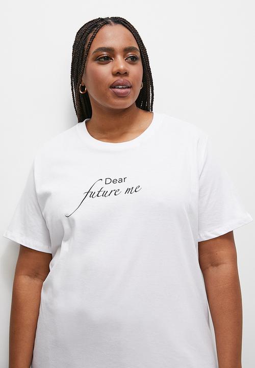 Superbalist - Choose yourself slogan tee - white