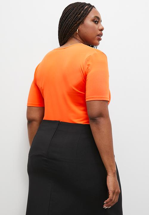 Superbalist - Square neck tee - orange
