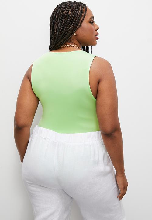 Superbalist - Boatneck bodysuit - mint