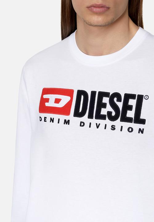 Diesel  - T-just-ls-div - white