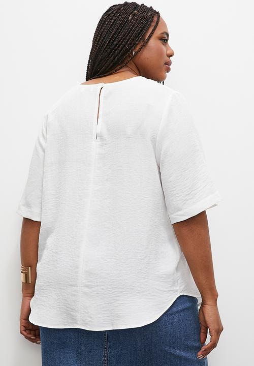 Superbalist - Easy woven tee - ivory