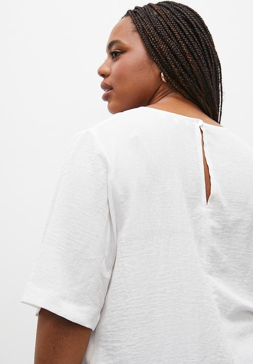Superbalist - Easy woven tee - ivory