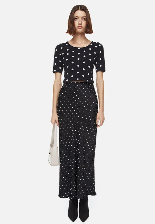 H&M - Cut-out top - black