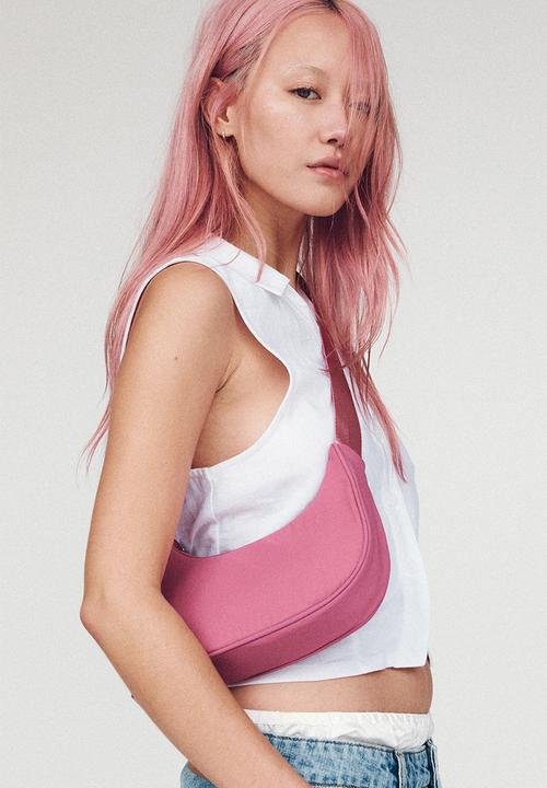 Rubi - Kai mini crescent underarm bag - soft berry