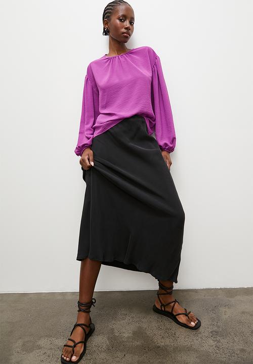 Superbalist - Easy balloon sleeve crew shell - dhalia