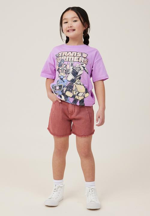 Cotton On - Kyla denim short - henna