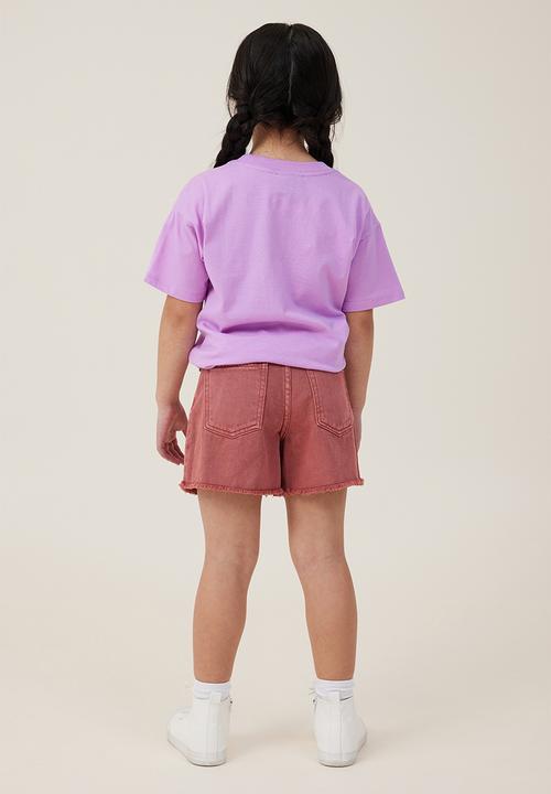 Cotton On - Kyla denim short - henna