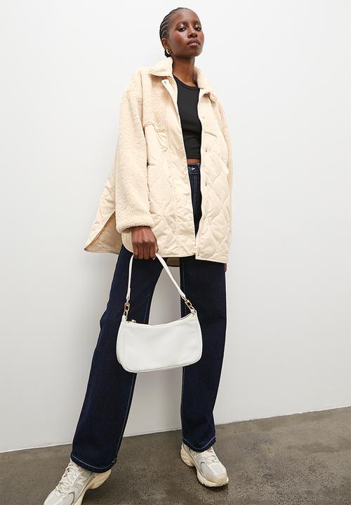 Superbalist - Fabric combo puffer - sand
