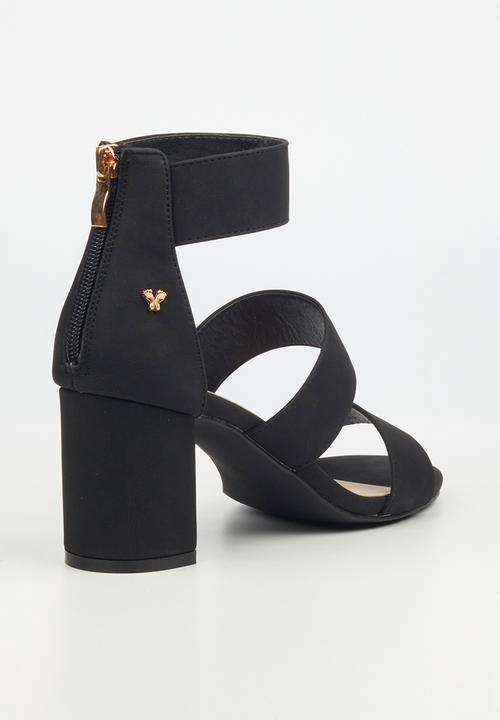 Butterfly Feet - Skyler 1 block heel - black