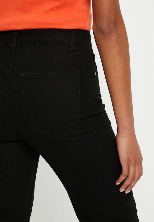 Cotton On - Stretch mom jean - black
