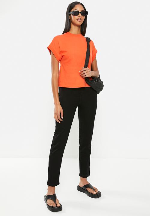Cotton On - Stretch mom jean - black