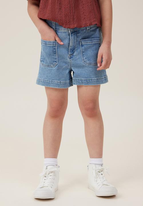 Cotton On - Mia stretch denim short - weekend wash