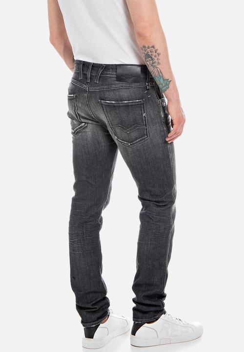 Replay - Anbass slim Fit Jean - dark Grey 2