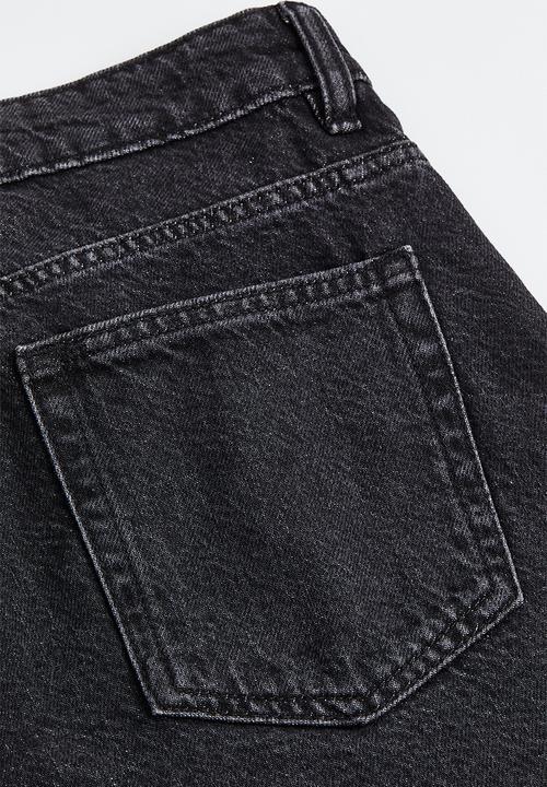 H&M - Straight low jeans - dark grey