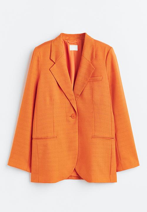 H&M - Single-breasted blazer - orange