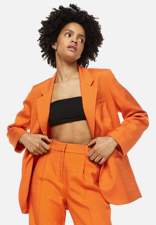 H&M - Single-breasted blazer - orange