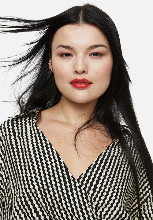 H&M - Wrap dress - black/patterned 