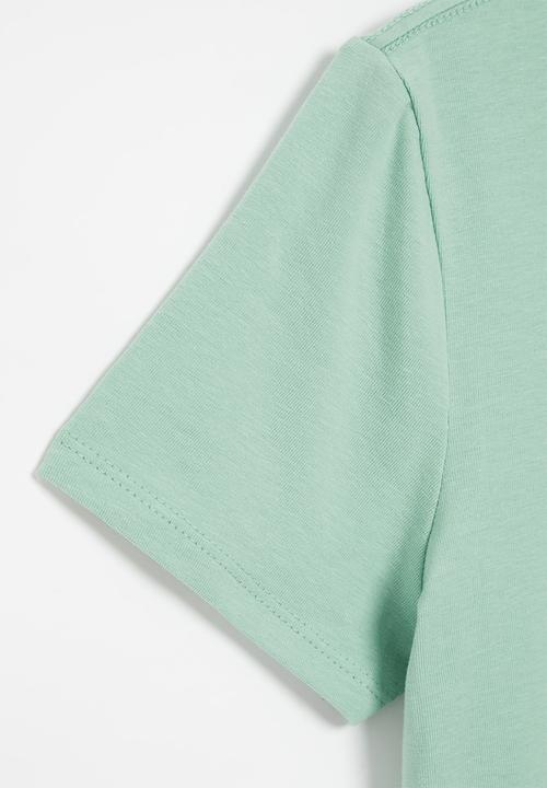 GUESS - Short sleeve T-shirt mini me - lagoon fog