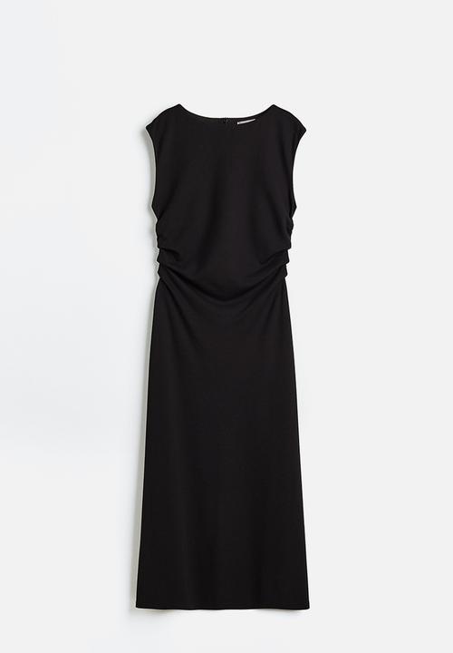 H&M - Gathered dress - black