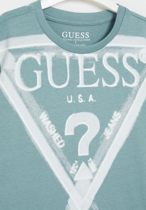GUESS - Short sleeve T-shirt - honest blue