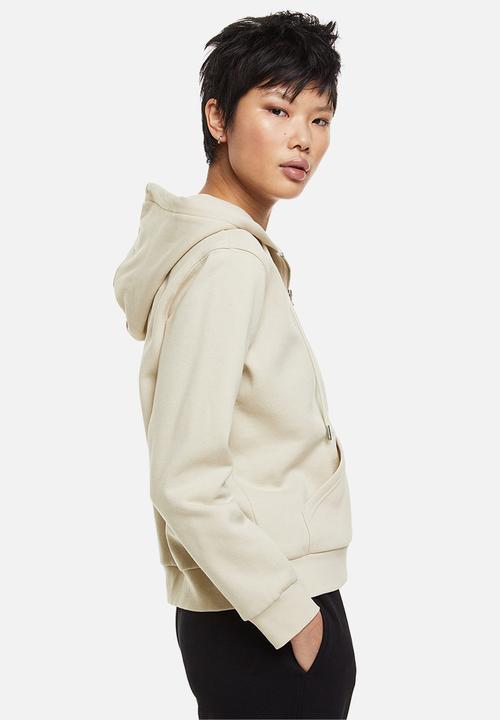 H&M - Zip-through hoodie - beige