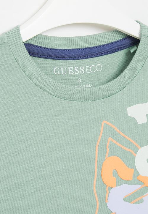 GUESS - Short sleeve T-shirt - lagoon fog