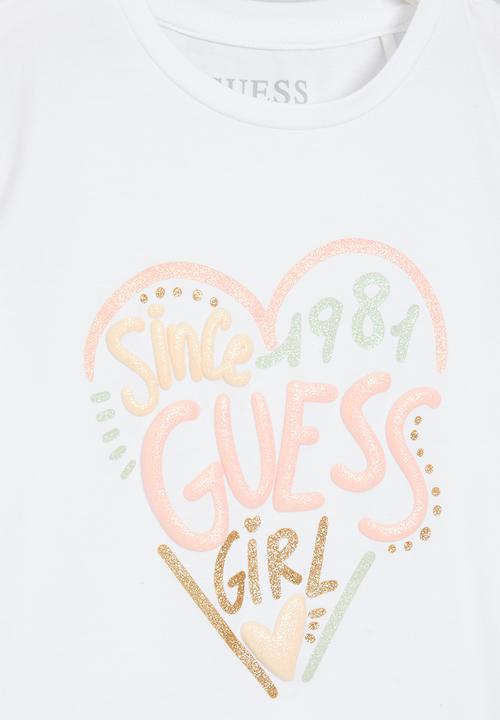 GUESS - Short sleeve T-shirt - pure white