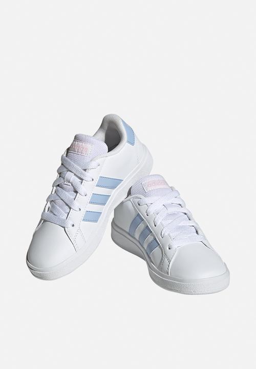 adidas Performance - Grand court 2.0 k - ftwr white/blue dawn/clear pink